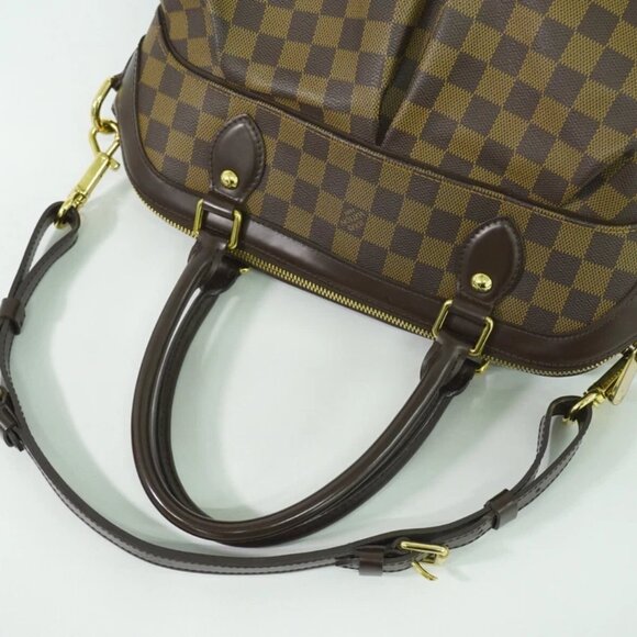 Louis Vuitton Trevi GM N51998 Damier Ebene Canvas 2way Shoulder Handbag Brown - Picture 9 of 10